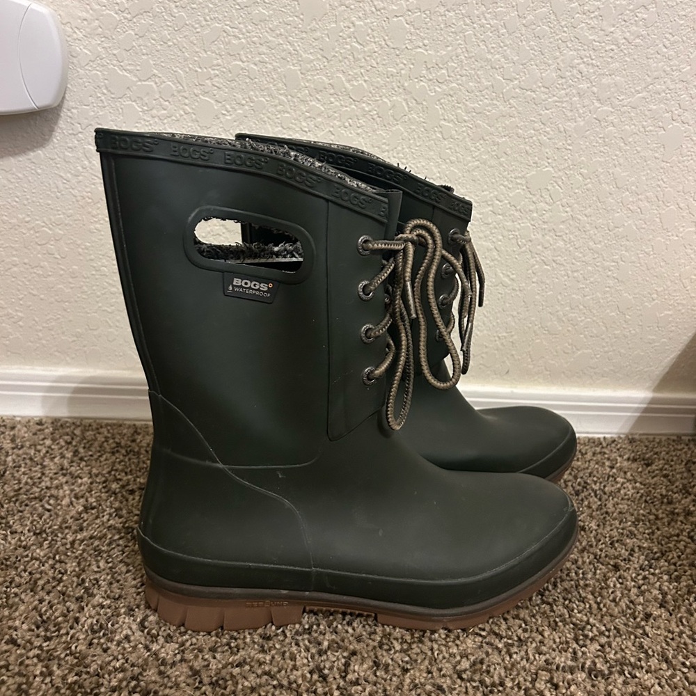 Bogs Dark Green Waterproof Boots